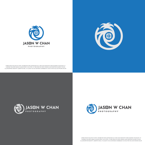 Ocean brand with the title 'Travel Photography Logo'