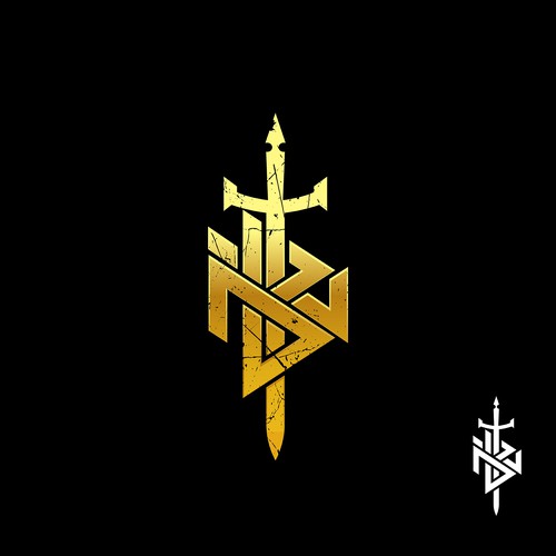 Blade design with the title 'NB Sword logo'