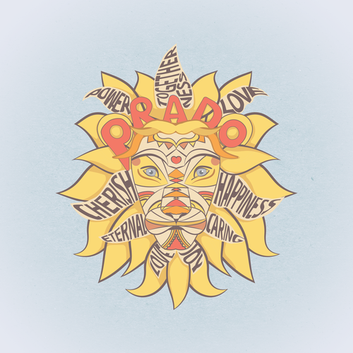 Mandala design with the title 'Prado logo'