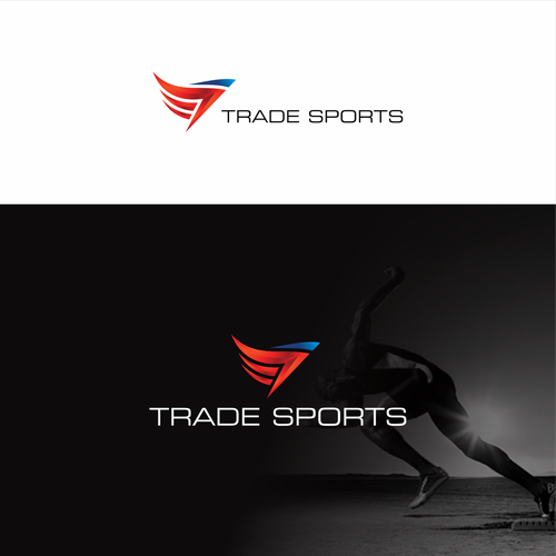 Futuristic brand with the title 'sport logo'
