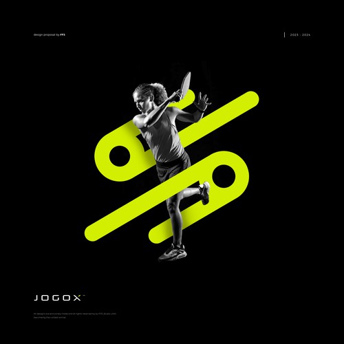 Pickleball  logo with the title 'Jogox'