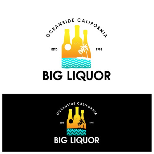 California logo with the title 'Big Liquor'