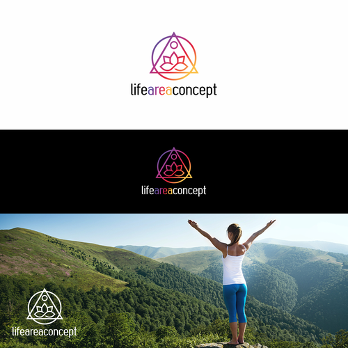 Wellness logo with the title 'Logo design for wellness center '