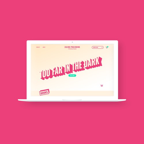 Artsy design with the title 'Modern and Vibrant Webpage'