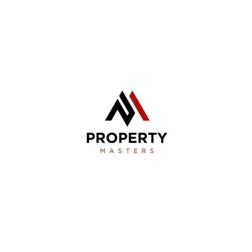 Solid logo with the title 'Property Masters - Logo Design'