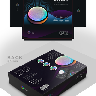 Retail and Ecommerce packaging for a Relaxing, Viral Technology Product