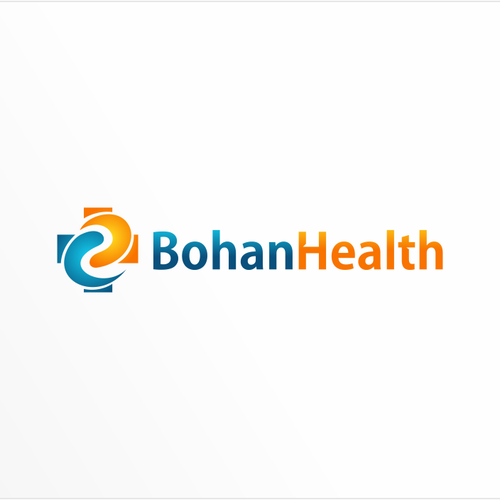 Cross logo with the title 'Create the next logo for Bohan Health'