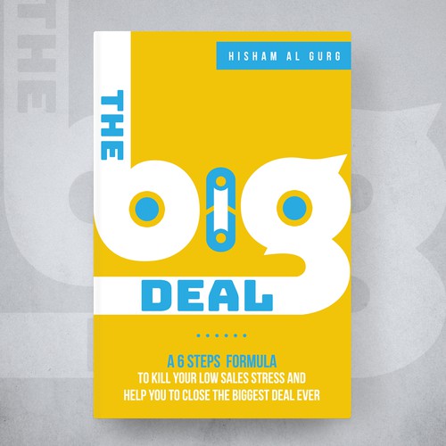 Conceptual book cover with the title 'Bold, clean Concept of BIG DEAL'