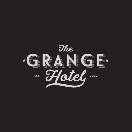 Gastropub logo with the title 'The Grange Hotel'