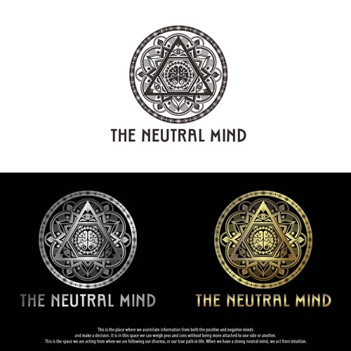Alternative design with the title 'Logo concept for THE NEUTRAL MIND Band'