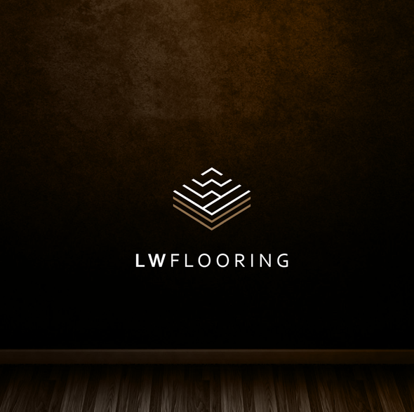 Flooring logo with the title 'Logo for sale'