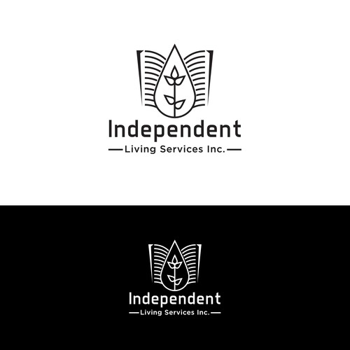 Knowledge logo with the title 'logo concept for Independent Living Services Inc'