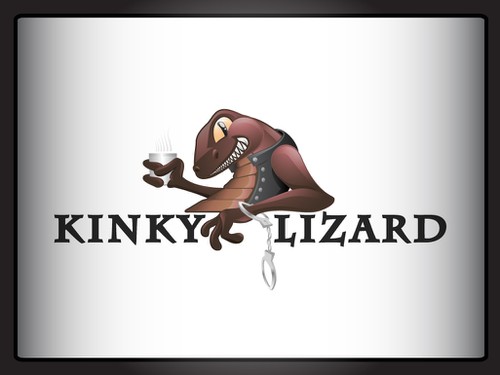 Salamander logo with the title 'Kinky Lizard'
