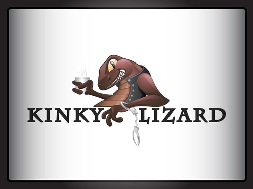 Lizard logo with the title 'Kinky Lizard'