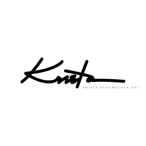 Calligraphy logo with the title 'Logo Design for Artist'