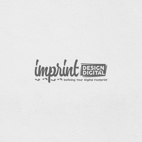Typographic logo with the title 'Immprint Logo'