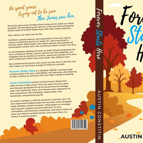 Love book cover with the title 'Bold eye-catching book cover for YA Novel'