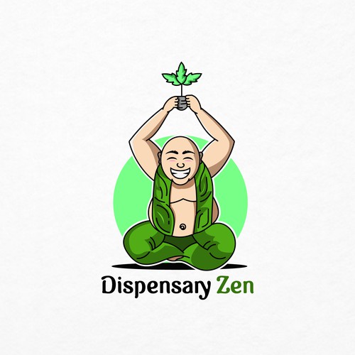Dispensary logo with the title 'Buddah logo'