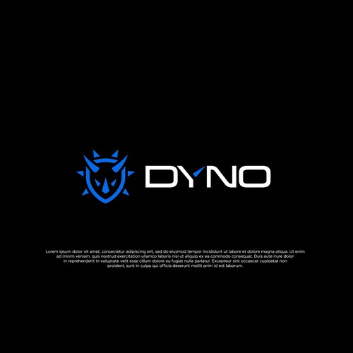 Dinosaur design with the title 'DYNO'