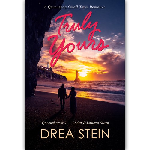 Romantic book cover with the title 'Romance book-cover'