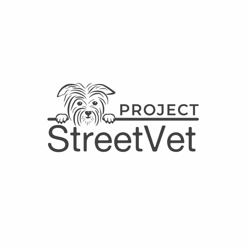 Veterinary logo with the title 'Logo design for Street Vet'