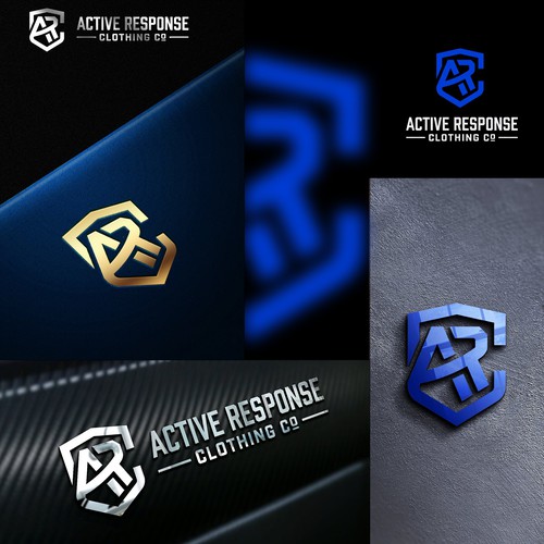 Antivirus logo with the title 'ACTIVE RESPONSE CLOTHING'