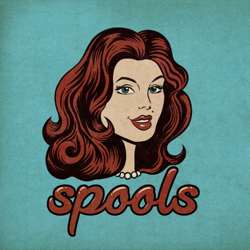 Cosmetics illustration with the title 'Vintage Ad'