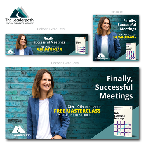 Photo editing design with the title 'Creative Concept / Caterina Kostoula Masterclass / Web Assets'