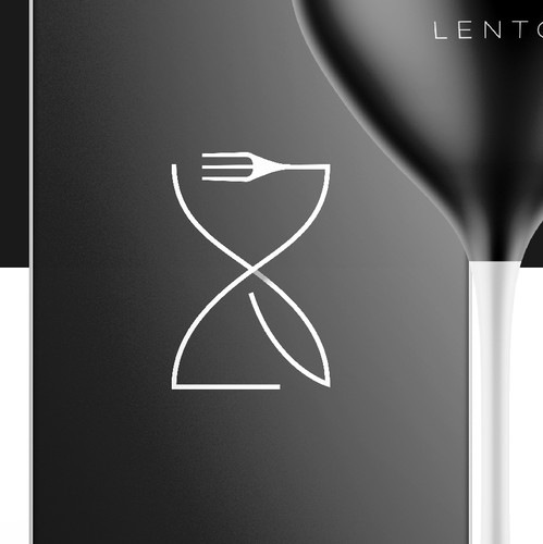 Restaurant brand with the title 'Minimal logo design for a slow food restaurant'