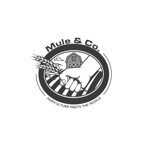 Cereal logo with the title 'Logo for Mule & Co.'