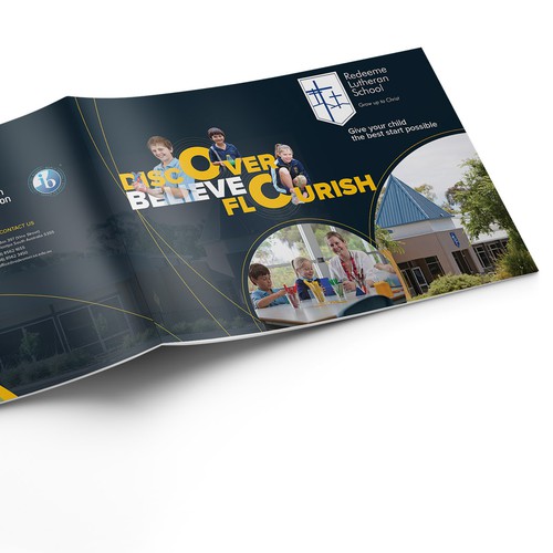 Visual design with the title 'professional magazine templat'