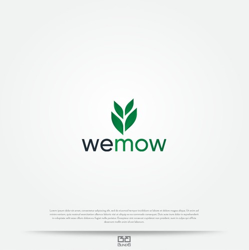 green leaf logo design