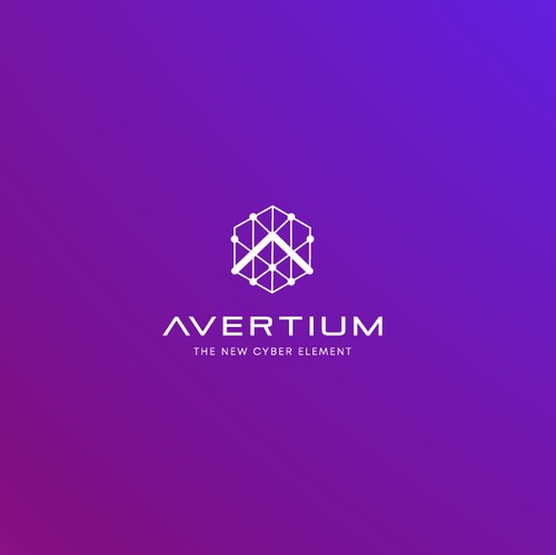 Letter A logo with the title 'Avertium Logo'