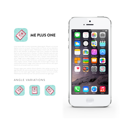 Networking design with the title 'Icon for Me Plus One'