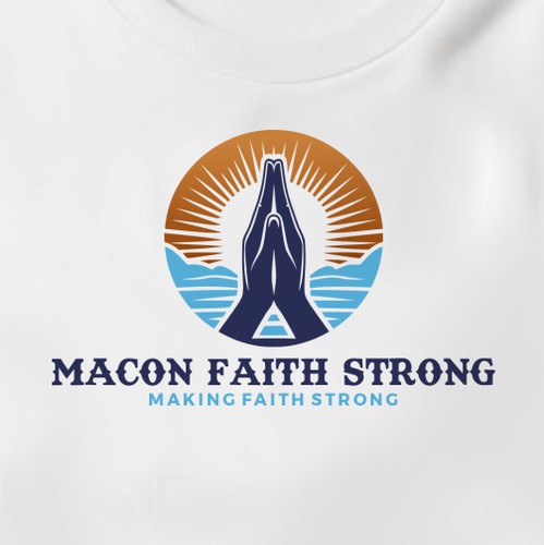 Faith logo with the title 'Macon Faith Strong'