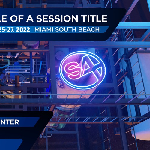Event artwork with the title 'Banner Design for S$ event'