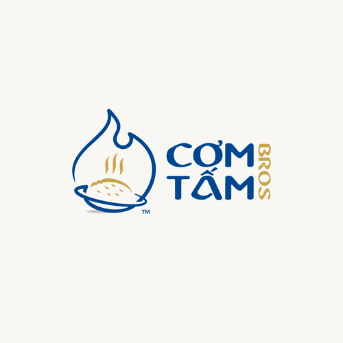 Vietnam logo with the title 'Cơm Tấm Bros'