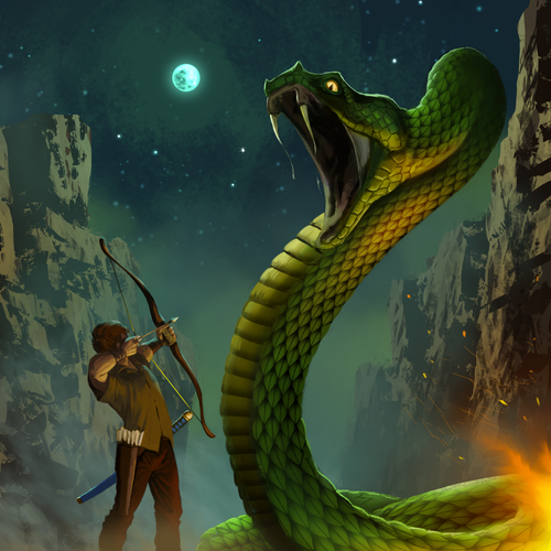 Classic book cover with the title 'Knochenmeer'