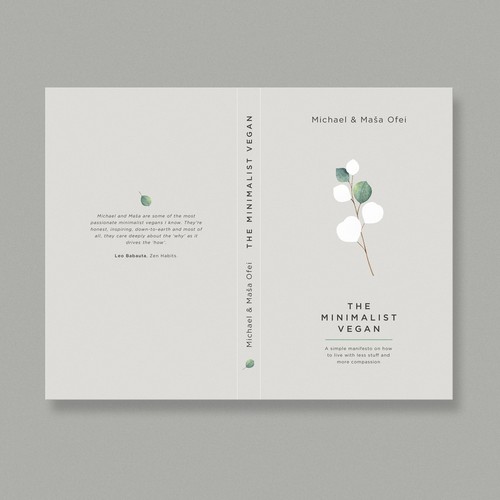 Animal book cover with the title 'The Minimalist Vegan book cover'