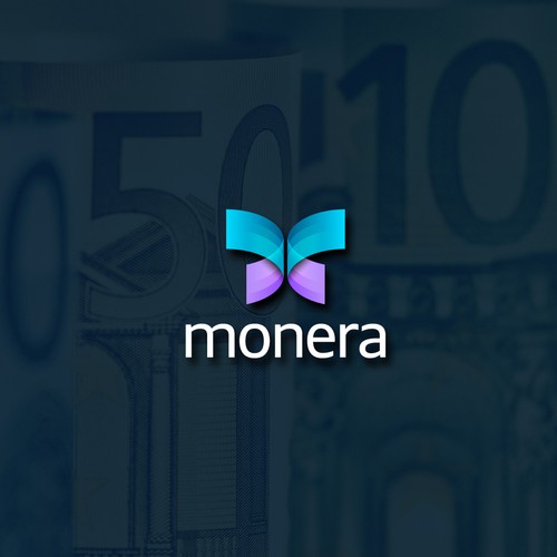 M design with the title 'Radiant logo for Internet financial service'