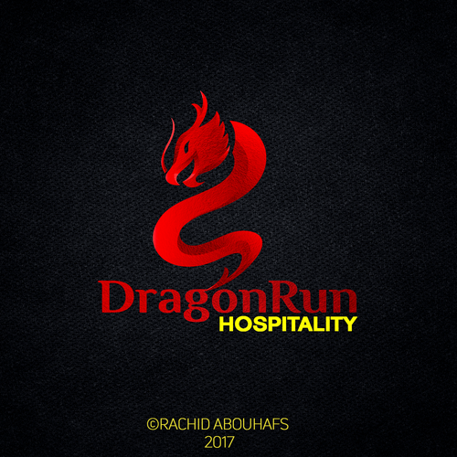 Hospitality logo with the title 'Design a cutting edge logo for Dragon Run Hospitality'