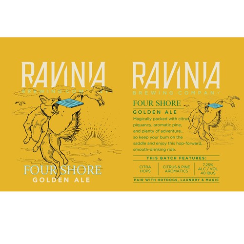 Beer illustration with the title 'Concept design'