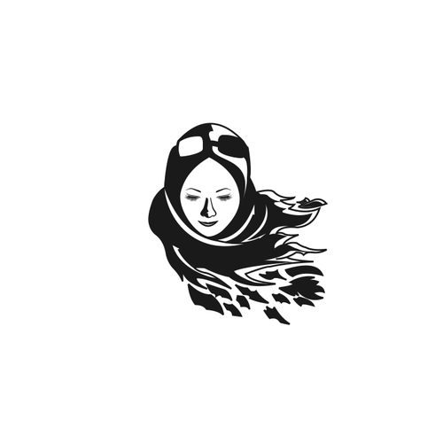 Hijab design with the title 'woman hijab'