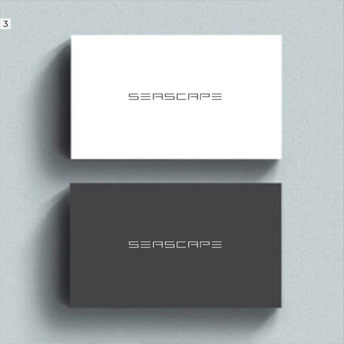 Yacht logo with the title 'Seascape'