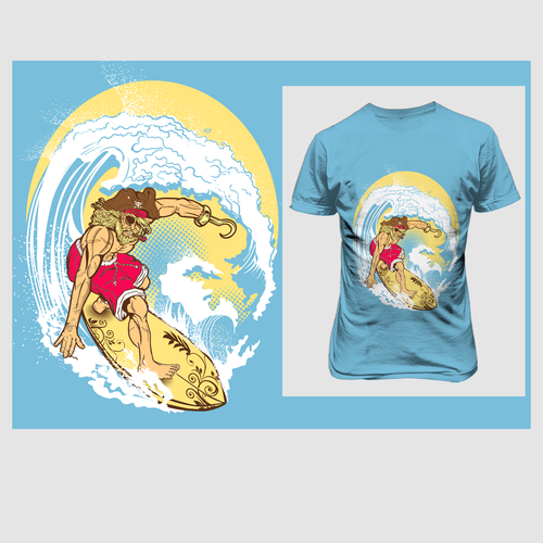 Coreoceanart Pirate T-Shirt Designs T-Shirt