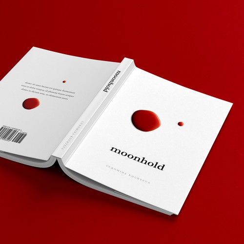 White book cover with the title 'Book cover contest'