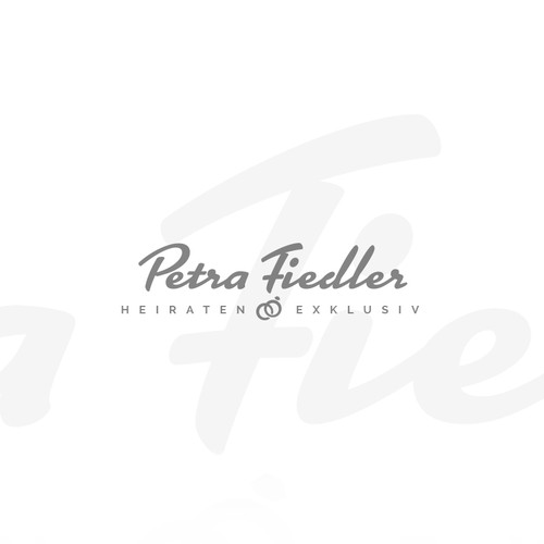 Wedding planner logo with the title 'Logo Proposal for a Wedding Photographer'