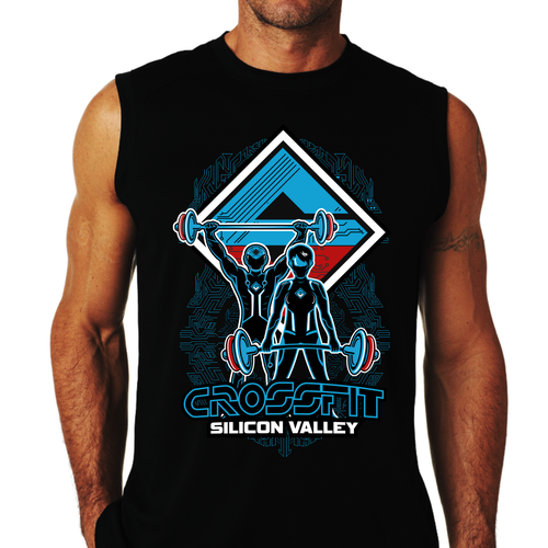 Sci-fi t-shirt with the title 'tshirt for crossfit'