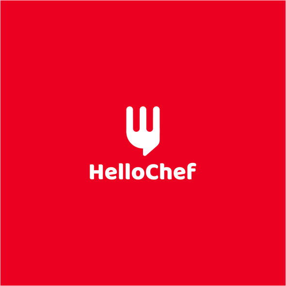 Hello design with the title 'fork + chat'