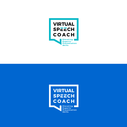 Bauhaus logo with the title 'Logo for Virtual Speech Coach'
